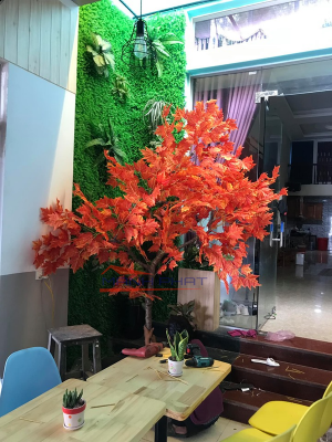 Cây lá phong giả - Không gian đẹp cho nhà hàng - Không gian thiên nhiên