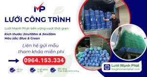 Giải Pháp Hoàn Hảo Cho Công Trình: Lưới Xây Dựng Chống Bụi Bẩn